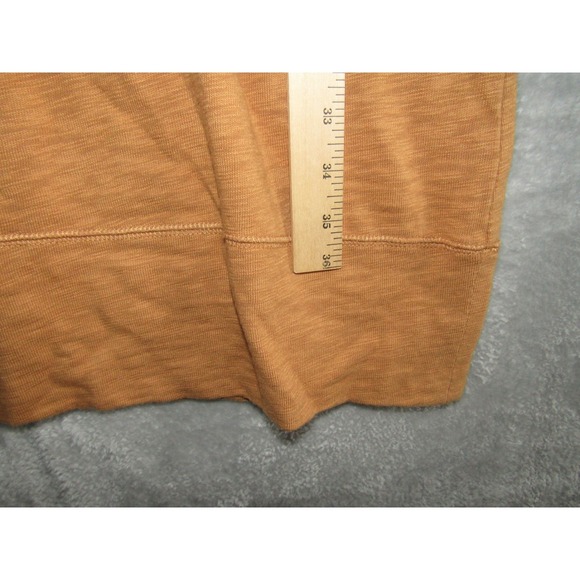 Territory Ahead Brown Button Neck Knit Dress Size Medium Cotton Rayon - Picture 8 of 10